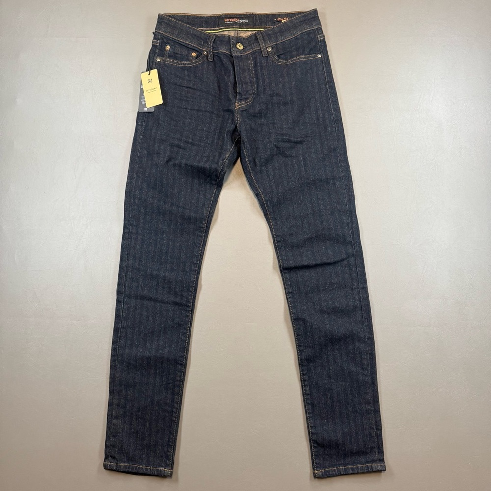 Integral Denim Slim Fit Dark Wash Button Fly Jeans Men’s 30x30 NWT